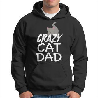 Crazy Cat Dad | Funny Fathers Day | Kitten Dads Hoodie | Mazezy DE