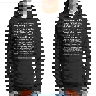 Crazy I Was Crazy Once Funny Meme Meme Funny Gifts Hoodie | Mazezy