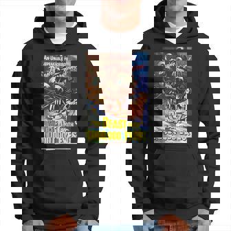 Creepy Vintage Retro Halloween Monster Poster Horror Movie Halloween Funny Gifts Hoodie | Mazezy