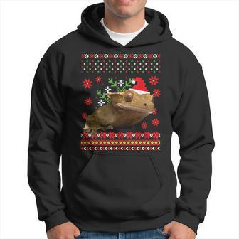 Crested Gecko Ugly Christmas Sweater Hoodie | Mazezy