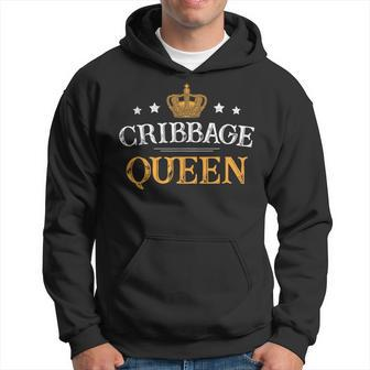 Cribbage Queen Board Card Game Player Gamer Hoodie | Mazezy
