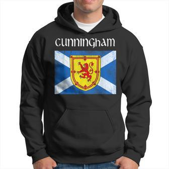 Cunningham Scottish Clan Name Gift Scotland Flag Festival Hoodie | Mazezy UK