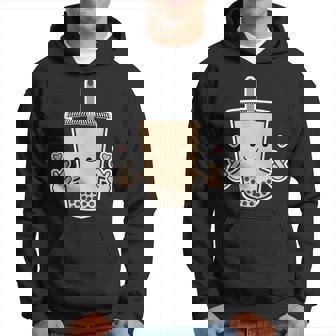 Cute Boba K-Pop Bubble Milk Tea Korean Finger Heart Kpop Hoodie | Mazezy