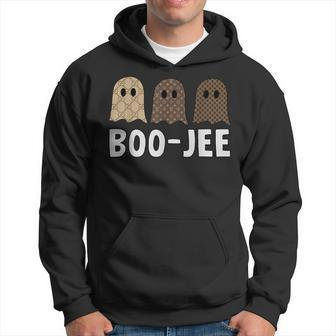 Cute Ghost Halloween Costume Boujee Boo-Jee Spooky Season Hoodie | Mazezy