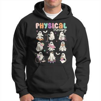 Cute Ghost Physical Therapy Pt Physical Therapist Halloween Hoodie - Seseable