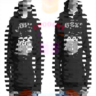 Cute Ghosts Reading Book | Boooks | Read Reading Funny Designs Funny Gifts Hoodie | Mazezy