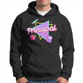 Cute Principal Retro 80'S 90'S Style Principal Hoodie - Seseable