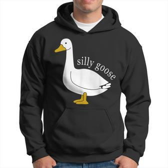 Cute Silly Goose Ugly Xmas Goose Trendy Clothing Hoodie - Seseable