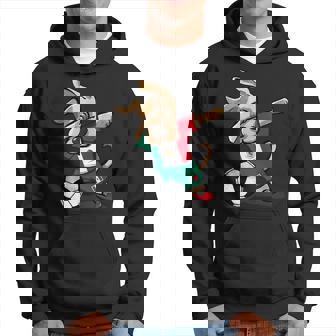 Dabbing Dog Mexico Soccer Fans Jersey Mexican Football Lover Hoodie | Mazezy