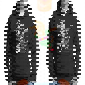 Dabbing Dog Suriname Soccer Fans Jersey Surinamer Football Hoodie | Mazezy