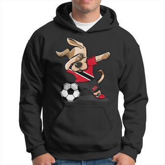 Dabbing Dog Trinidad And Tobago Soccer Jersey Football Lover Hoodie | Mazezy CA