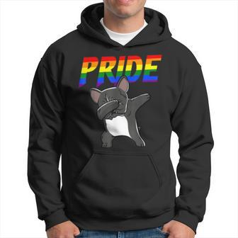 Dabbing French Bulldog Lesbian Gay Lgbt Pride Gifts Hoodie | Mazezy CA