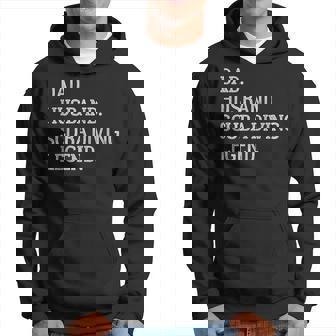 Dad Husband Scuba Diving Legend Vintage Scuba Diving Dad Hoodie | Mazezy