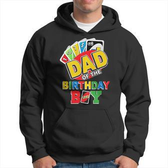 Dad Of The Birthday Boy Uno Daddy Papa Father 1St Bday Hoodie | Mazezy
