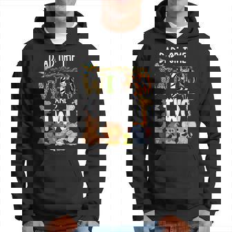 Dad Of The Wild And Two Zoo Birthday Safari Jungle Animal Hoodie | Mazezy
