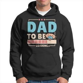 Dad To Be Loading Pregnancy Reveal Gift For Mens Hoodie - Seseable
