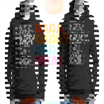 Dada Daddy Dad Bruh Fathers Day 2023 Retro Vintage Funny Hoodie - Seseable