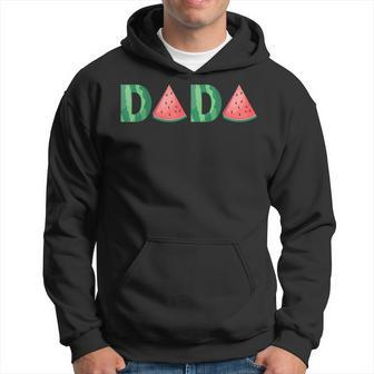 Dada Watermelon Funny Summer Fruit Gift Great Fathers Day Hoodie | Mazezy DE