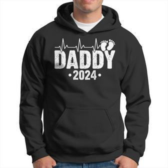 Daddy 2024 Heartbeat Daddy To Be New Dad First Time Daddy Hoodie