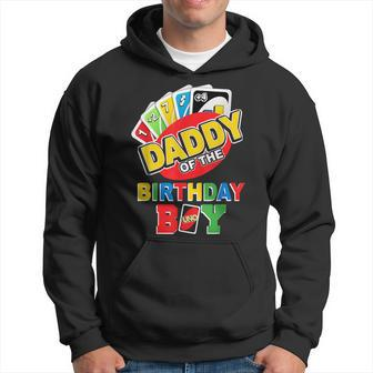 Daddy Of The Birthday Boy Uno Dad Papa Father 1St Bday Hoodie - Monsterry