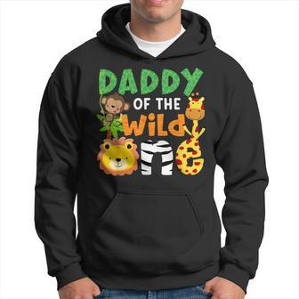 Daddy Of The Wild One Zoo Theme Bday Safari Jungle Animals Hoodie - Seseable