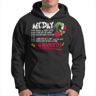 My Day Schedule I’M Booked Christmas Merry Christmas Hoodie - Monsterry AU