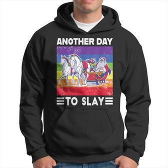 Another Day To Slay Pride Gay Christmas Sweater Flag Hoodie - Thegiftio UK