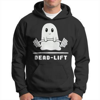 Dead Lift Ghost Halloween Ghost Gym Hoodie - Monsterry UK