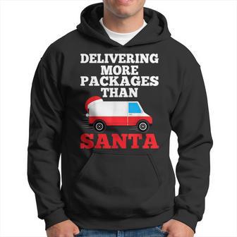 Delivering More Packages Than Santa - Postal Gift Hoodie - Thegiftio UK