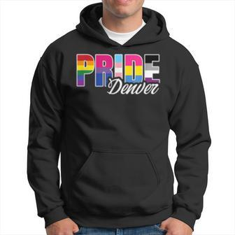 Denver Colorado Gay Pride Lesbian Bisexual Transgender Pan Hoodie | Mazezy