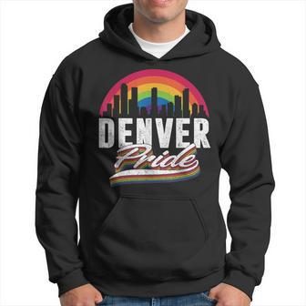 Denver Colorado Lgbt Lesbian Gay Bisexual Lgbtq Pride Hoodie | Mazezy