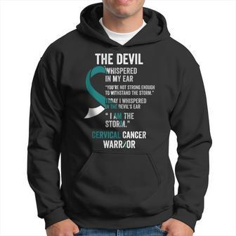 The Devil- Cervical Cancer Awareness Supporter Ribbon Hoodie | Mazezy