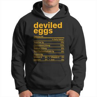 Deviled Eggs Nutrition Facts Food Thanksgiving Hoodie - Thegiftio UK
