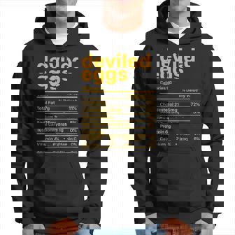 Deviled Eggs Nutrition Facts Food Thanksgiving Hoodie - Thegiftio