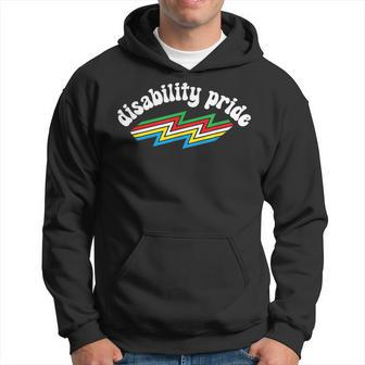 Disabled Pride Proud Handicap Disability Pride Month Flag Hoodie - Seseable