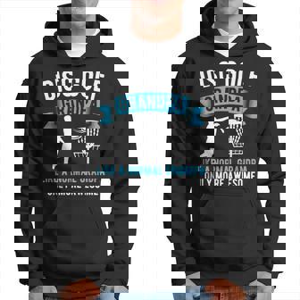 Disc Golf Grandpa Only More Awesome Funny Retirement Gift Hoodie - Thegiftio UK