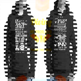 Diving Taco Taco Quote Scuba Diving Scuba Diver Hoodie | Mazezy