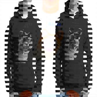 Dog Akita Smiling Hoodie - Monsterry