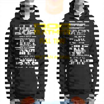 Dog Bather Ninja Isnt An Actual Job Title Hoodie | Mazezy