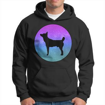 Dog Breed Tahltan Bear Dog Silhouette Space Galaxy Hoodie | Mazezy