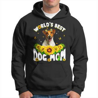 Dog Jack Russell Worlds Best Jack Russell Terrier Dog Mom Funny Mothers Day Hoodie - Monsterry AU
