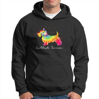 Dog Scottish Terrier Colorful Scottish Terrier Dog Mom Gifts Scottish Terrier 3 Hoodie - Monsterry AU