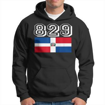 Dominican Republic Flag Area Code 829 Dr Hoodie | Mazezy