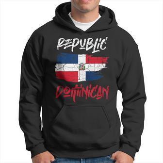 Dominican Republic Flag Painted Republica Dominicana Hoodie - Seseable