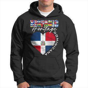 Dominicana Hispanic Heritage Month Dominican Republic Flag Hoodie - Seseable