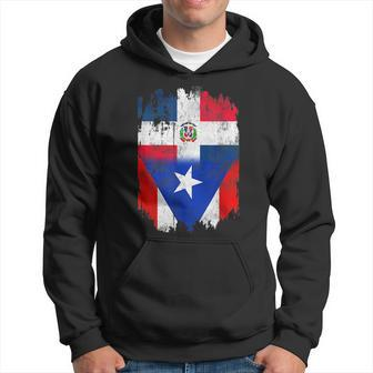 Dominirican Dominican And Puerto Rican Flag Dominican Flag Hoodie | Mazezy