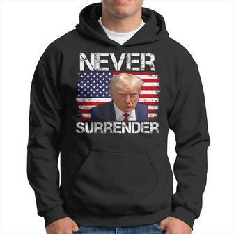 Donald Trump Shot Never Surrender 20024 Hoodie | Mazezy CA