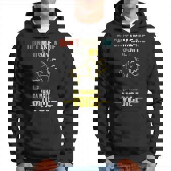 Don't Make Me Use My Qa Manager Voice Quality Assurance Hoodie | Mazezy