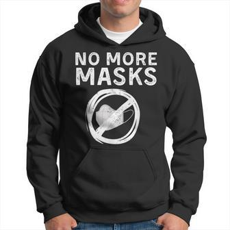 Dont Wear Masks Apparel No More Masks Hoodie - Thegiftio
