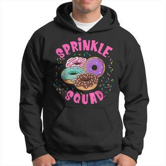 Donut Sprinkle Squad Graphic Sprinkle Donut Hoodie - Seseable